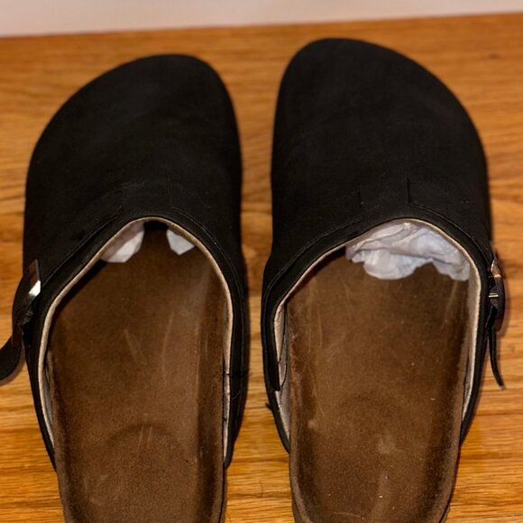 White Mountain Footbeds Suede Clogs size 8 - Picture 6 of 8